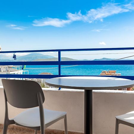 Al Mare Rooms Sarande Bagian luar foto