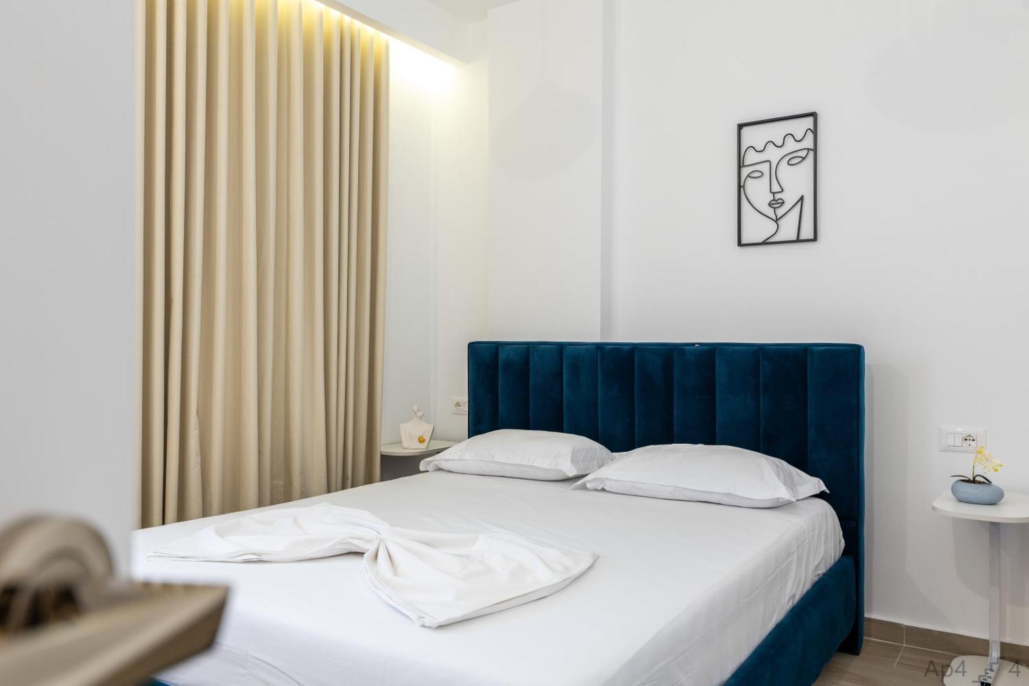 Al Mare Rooms Sarande Bagian luar foto